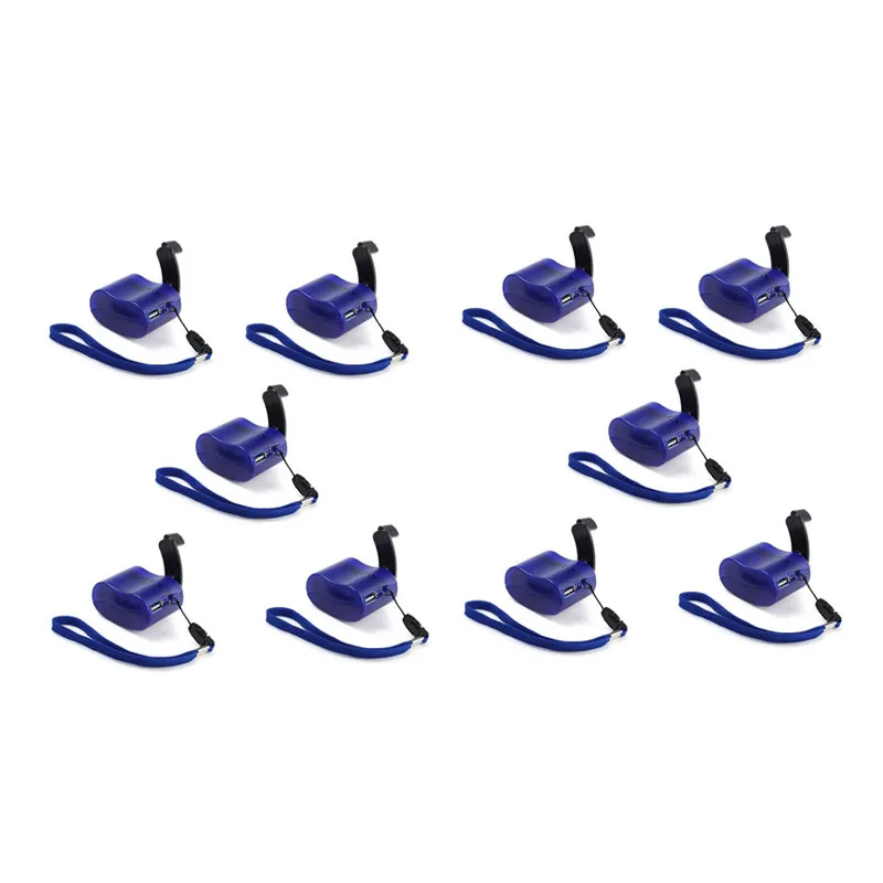 Lots 10pcs Blue Universal Portable Dynamo Hand-Crank USB Cell Mobile Phone Emergency Hand Power Charger
Lots 10pcs Blue Universal Portable Dynamo Hand-Crank USB Cell Mobile Phone Emergency Hand Power Charger