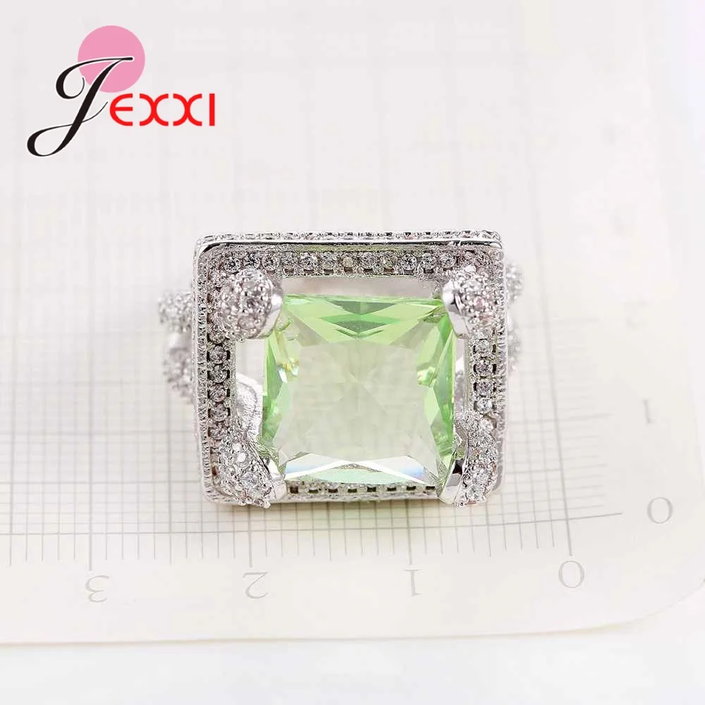 Green 925 Sterling Silver Rings for Women Ring with Crystal for Lovers Wedding Jewelry Bague Femme Bijoux Anillos Mujer
Green 925 Sterling Silver Rings for Women Ring with Crystal for Lovers Wedding Jewelry Bague Femme Bijoux Anillos Mujer