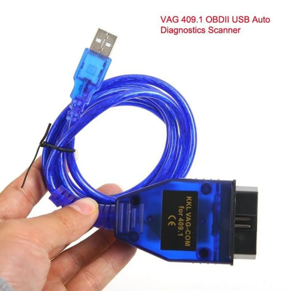 OBD2 USB кабель VAG COM KKL 409 1 автоматический сканер сканирующий инструмент для сидения