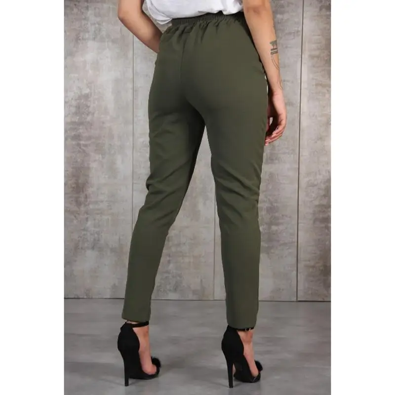 Fashion Women OL High Waist Pencil Pants Bow Tie Drawstring Elastic Waist Pockets Casual Trousers WS8307V
Fashion Women OL High Waist Pencil Pants Bow Tie Drawstring Elastic Waist Pockets Casual Trousers WS8307V