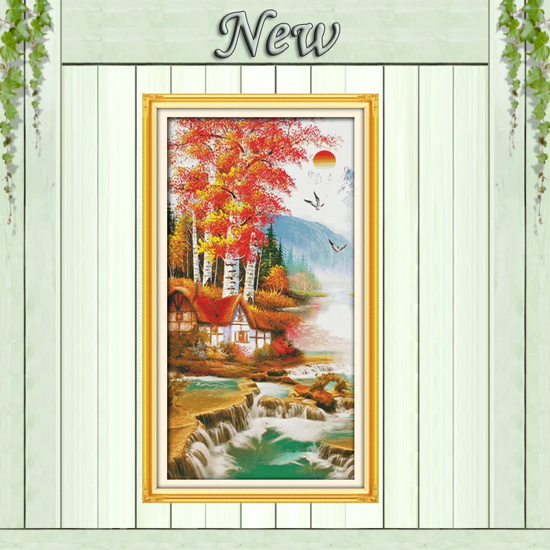Rising Sun scenery house diy painting counted print on canvas DMC 14CT 11CT chinese Cross Stitch Needlework Sets Embroidery kits
Rising Sun scenery house diy painting counted print on canvas DMC 14CT 11CT chinese Cross Stitch Needlework Sets Embroidery kits