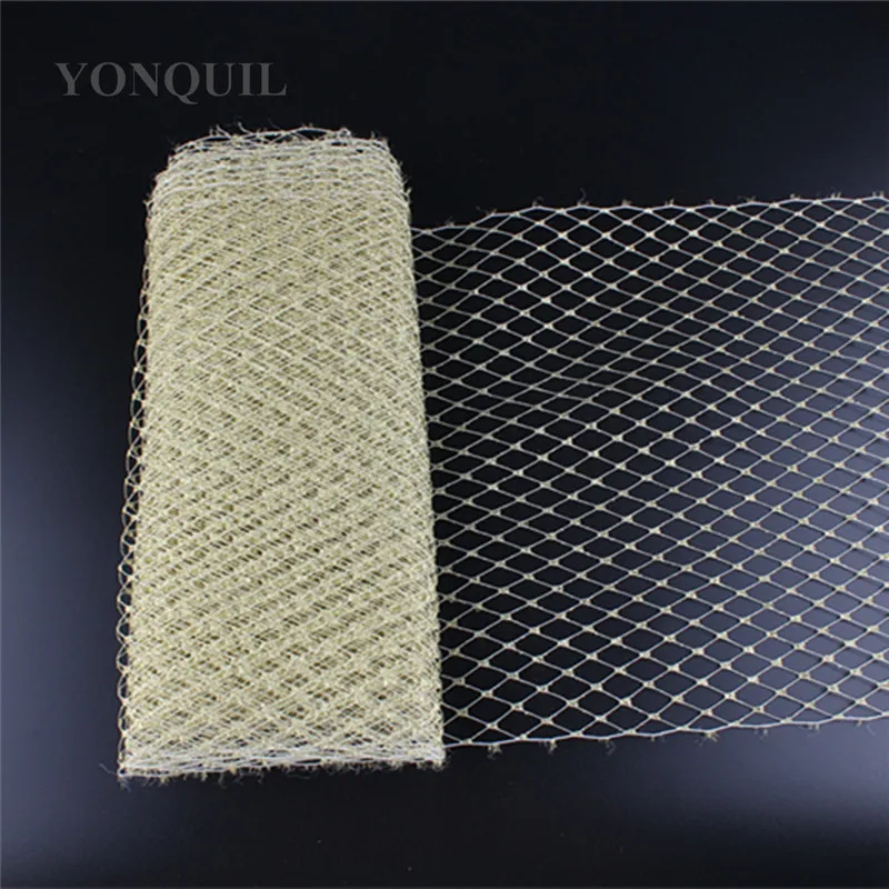 GOLD Color 9"(23CM) Birdcage Veils Netting Millinery Hat Veil For Women Bridal Mesh Fascinator Veiling Headpiece 10Yards/Lot
GOLD Color 9"(23CM) Birdcage Veils Netting Millinery Hat Veil For Women Bridal Mesh Fascinator Veiling Headpiece 10Yards/Lot
