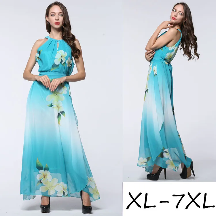 New summer women's dresses bohemian XL-7XL size plus size dresses women's clothing beach dress 7120
New summer women's dresses bohemian XL-7XL size plus size dresses women's clothing beach dress 7120