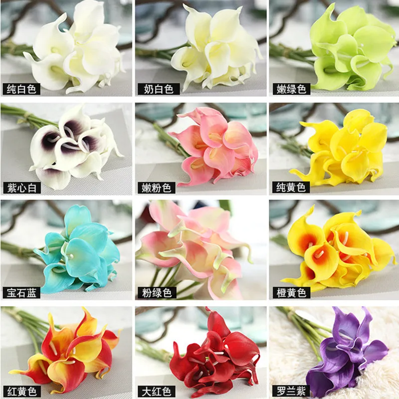 11pcs/lot Real Touch Artificial Flowers Wedding Decorative Flowers Calla Lily Fake Flowers Wedding Party Decoration Accessories
11pcs/lot Real Touch Artificial Flowers Wedding Decorative Flowers Calla Lily Fake Flowers Wedding Party Decoration Accessories