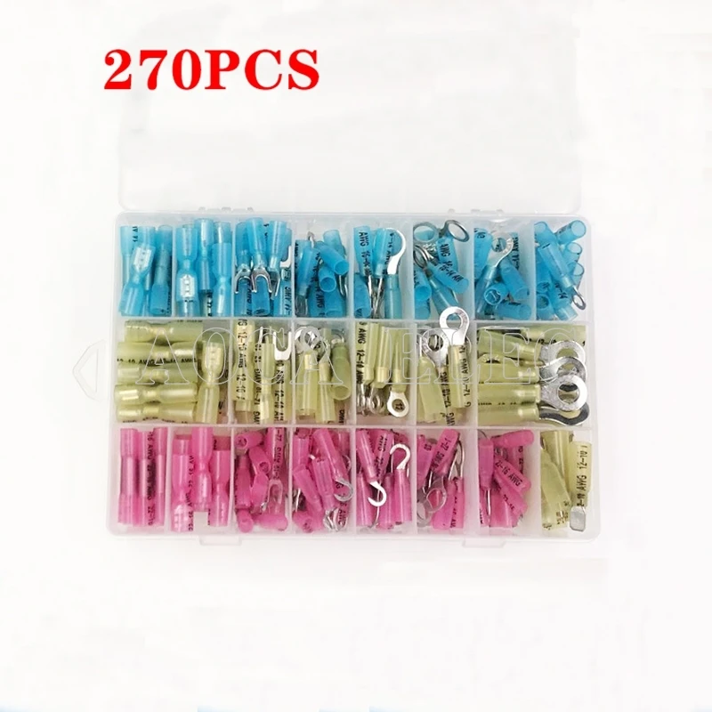 Free Shipping 270pcs Wire Cold Pressure Connector Electrical Terminals Cable Crimps Wire Ferrules
Free Shipping 270pcs Wire Cold Pressure Connector Electrical Terminals Cable Crimps Wire Ferrules