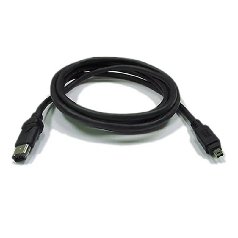 FireWire 1394 Cable 4 PIN to 6PIN FireWire 400 - FireWire 400 6-4 ilink Cable IEEE 1394 4p to 6p cable 1.8m/180cm
FireWire 1394 Cable 4 PIN to 6PIN FireWire 400 - FireWire 400 6-4 ilink Cable IEEE 1394 4p to 6p cable 1.8m/180cm