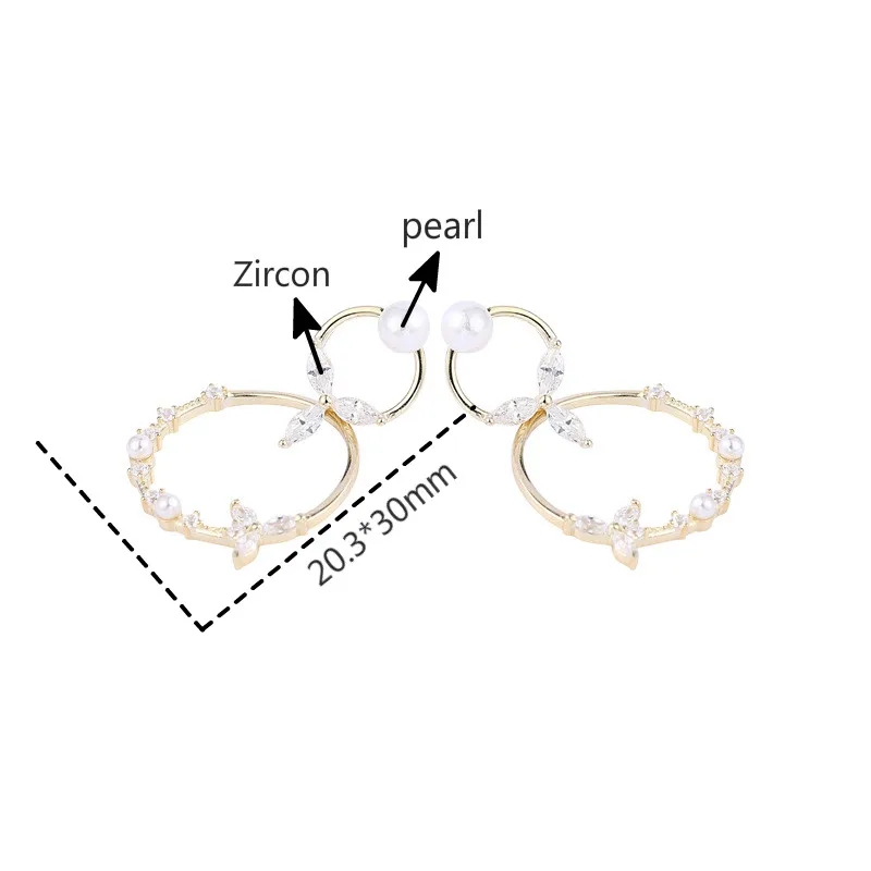 18k Gold Pearl 100% 925 Sterling Silver Drop Earrings For Women Zircon High Quality Fancy Earings Fashion Jewelry Flyleaf
18k Gold Pearl 100% 925 Sterling Silver Drop Earrings For Women Zircon High Quality Fancy Earings Fashion Jewelry Flyleaf