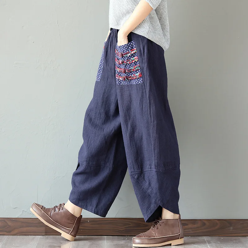 Trousers For Women 2020 Summer Autumn Women's Linen Pants Loose Trousers Female Brand Harem Pants Striped Trousers 2 Colors
Trousers For Women 2020 Summer Autumn Women's Linen Pants Loose Trousers Female Brand Harem Pants Striped Trousers 2 Colors