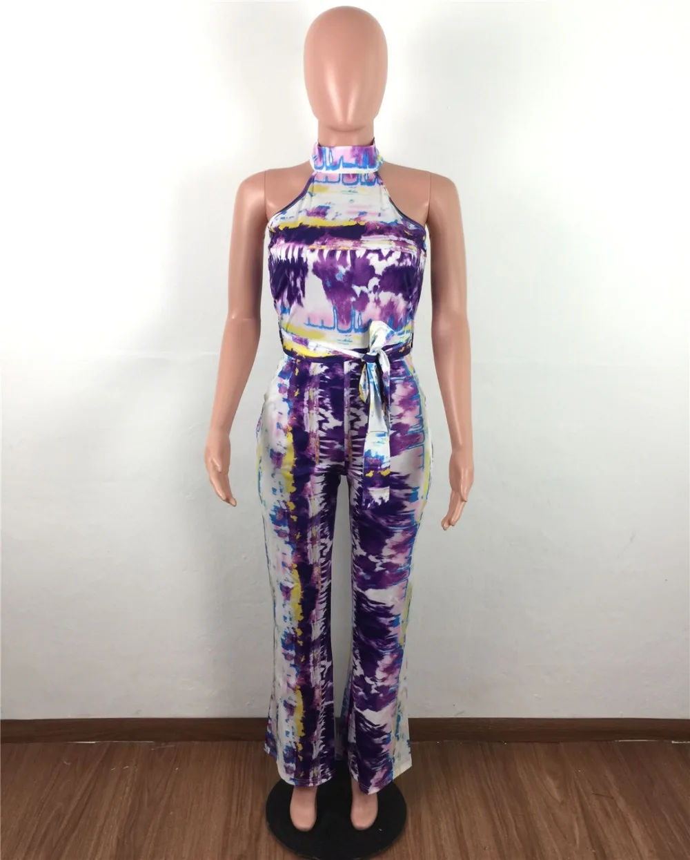 2019 Summer Print Sleeveless Off Shoulder Strap Halter Backless Sexy Women Jumpsuits Female Playsuits Women Rompers
2019 Summer Print Sleeveless Off Shoulder Strap Halter Backless Sexy Women Jumpsuits Female Playsuits Women Rompers
