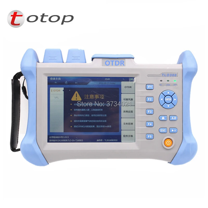 OTDR TLO-300 OTDR 1310/1550nm 30/32dB, интегрированный VF, сенсорный Экран Оптический измеритель коэффициента отражения методом временных интервалов VFL
OTDR TLO-300 OTDR 1310/1550nm 30/32dB, интегрированный VF, сенсорный Экран Оптический измеритель коэффициента отражения методом временных интервалов VFL
