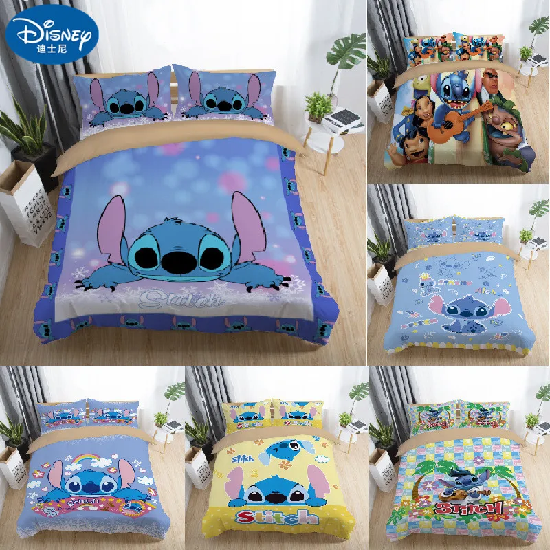Disney Stitch Bedding Sets Twin Full Queen King Cartoon Quilt Cover Pillowcase Sheet Bed Duvet Cover Set for Children Adult
Disney Stitch Bedding Sets Twin Full Queen King Cartoon Quilt Cover Pillowcase Sheet Bed Duvet Cover Set for Children Adult