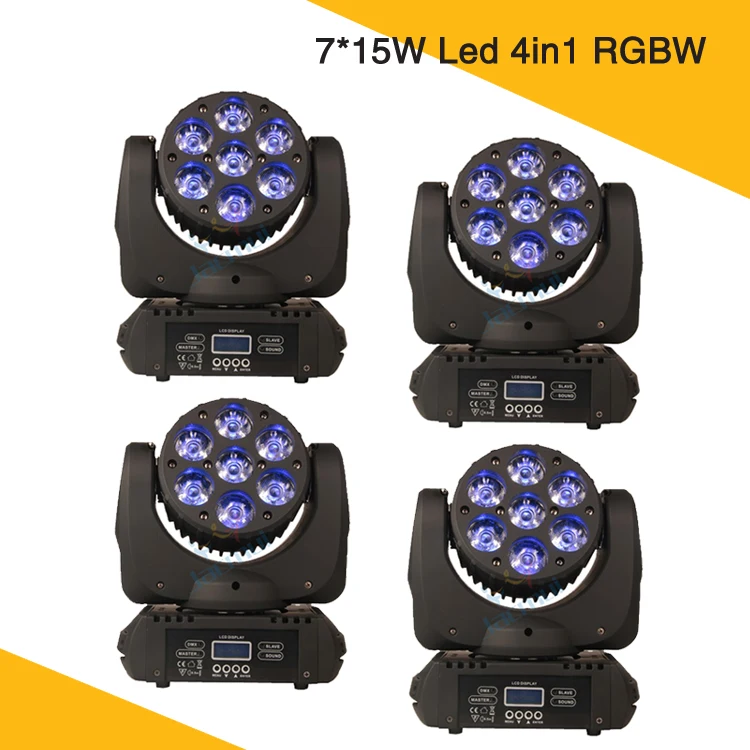 (4Pcs/Lot) Stage Disco Mini 7 * 15W Led Moving Head Beam Light For Wedding Show
(4Pcs/Lot) Stage Disco Mini 7 * 15W Led Moving Head Beam Light For Wedding Show