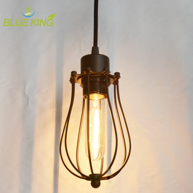 Retro Iron Pendant Light Cage DIY Industrial Classic Black Nordic edison Pendant Lamp Lamparas with metal Lampshade black/brown
Retro Iron Pendant Light Cage DIY Industrial Classic Black Nordic edison Pendant Lamp Lamparas with metal Lampshade black/brown