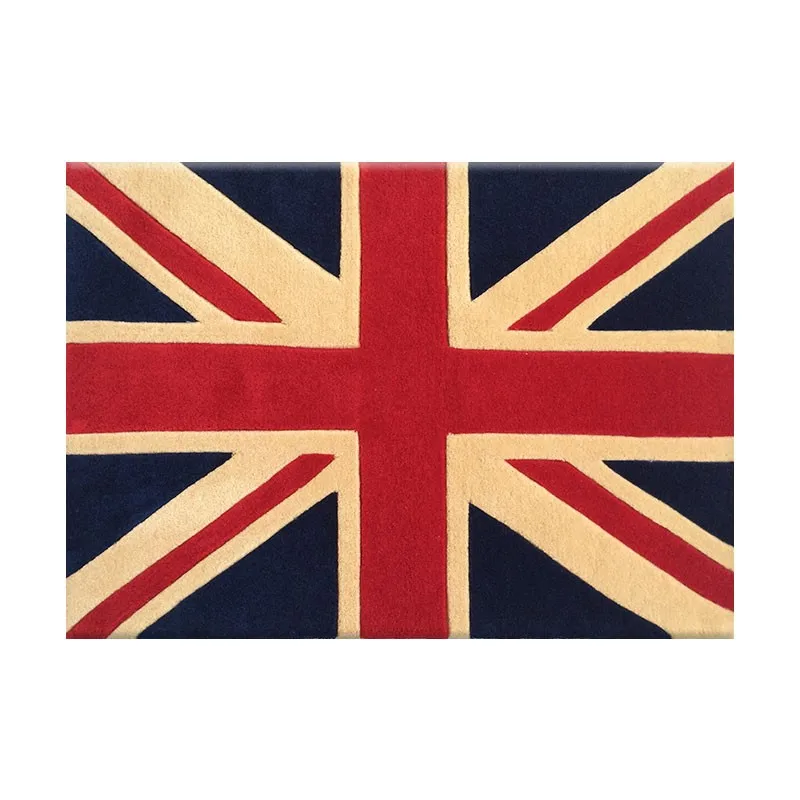 The British Union Jack pattern decoration living room carpet, big size Nordic style machine weaved bedside rug, villa floor mat
The British Union Jack pattern decoration living room carpet, big size Nordic style machine weaved bedside rug, villa floor mat