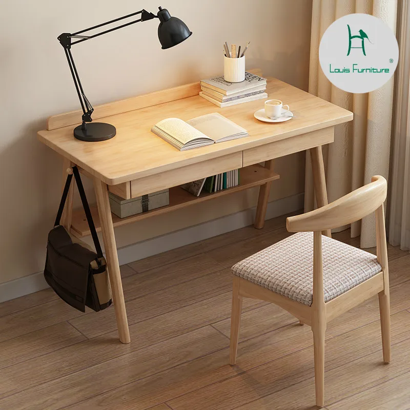 Louis Fashion Computer Desks Nordic Solid Wood Minimalist Japanese Log Color Student Simple Desktop Home
Louis Fashion Computer Desks Nordic Solid Wood Minimalist Japanese Log Color Student Simple Desktop Home
