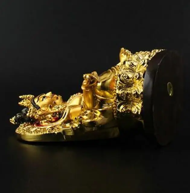 Chinese Tibetan Buddhism Resin Gilt Yellow Mammon Statue Vehicle Mounted Decoration Buddha Statue
Chinese Tibetan Buddhism Resin Gilt Yellow Mammon Statue Vehicle Mounted Decoration Buddha Statue
