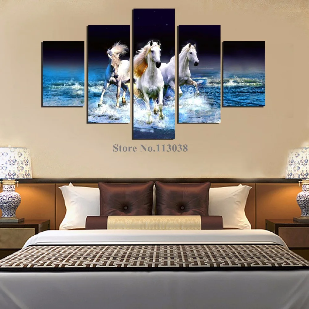 Горячая Распродажа 5 панелей белый бег в воде лошадь Печатный холст гостиная стена искусство картины без рамки
Горячая Распродажа 5 панелей белый бег в воде лошадь Печатный холст гостиная стена искусство картины без рамки
