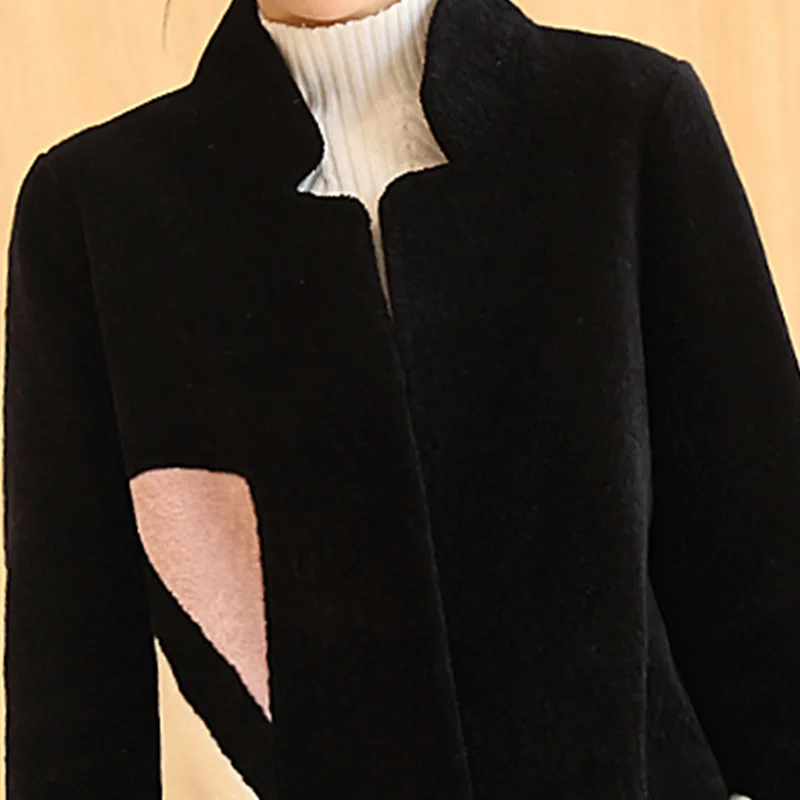 Contrast color pockets fashion thick warm winter wool coats outerwear women single breasted stand collar wool jackets 2019 new
Contrast color pockets fashion thick warm winter wool coats outerwear women single breasted stand collar wool jackets 2019 new