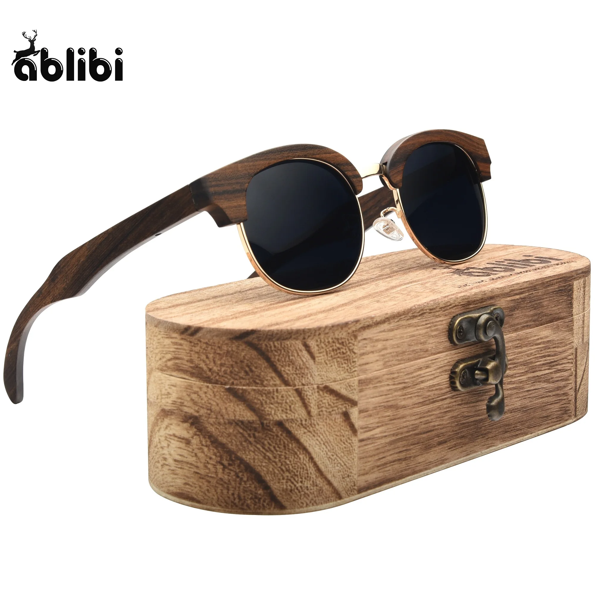 Wood Sunglasses Men ,Polarized UV400 Semi Rimless Ebony Wooden Sunglasses for Men,Engraved Gift for your friends on Birthday
Wood Sunglasses Men ,Polarized UV400 Semi Rimless Ebony Wooden Sunglasses for Men,Engraved Gift for your friends on Birthday