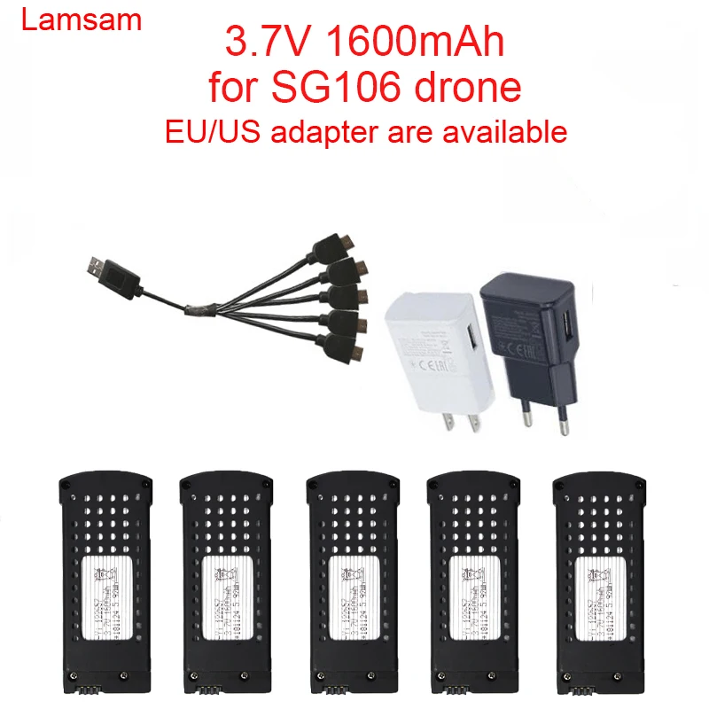 Оригинальная батарея для SG106 SG106 FPV Drone Dron 3,7 V 1600mAh Lipo аккумуляторная батарея RC Quadcopter запасные части для RC дронов
Оригинальная батарея для SG106 SG106 FPV Drone Dron 3,7 V 1600mAh Lipo аккумуляторная батарея RC Quadcopter запасные части для RC дронов
