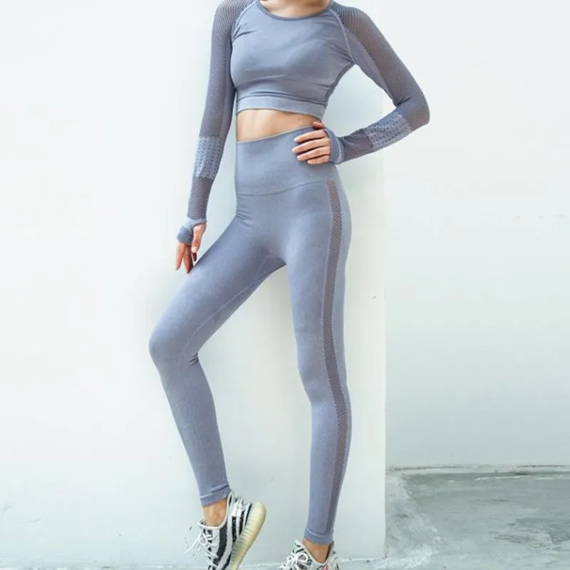 Hiigh Waist Seamless Leggings Thick Materail Mesh Patchwork Fitness Leggings Elastic Workout Sports Sets
Hiigh Waist Seamless Leggings Thick Materail Mesh Patchwork Fitness Leggings Elastic Workout Sports Sets