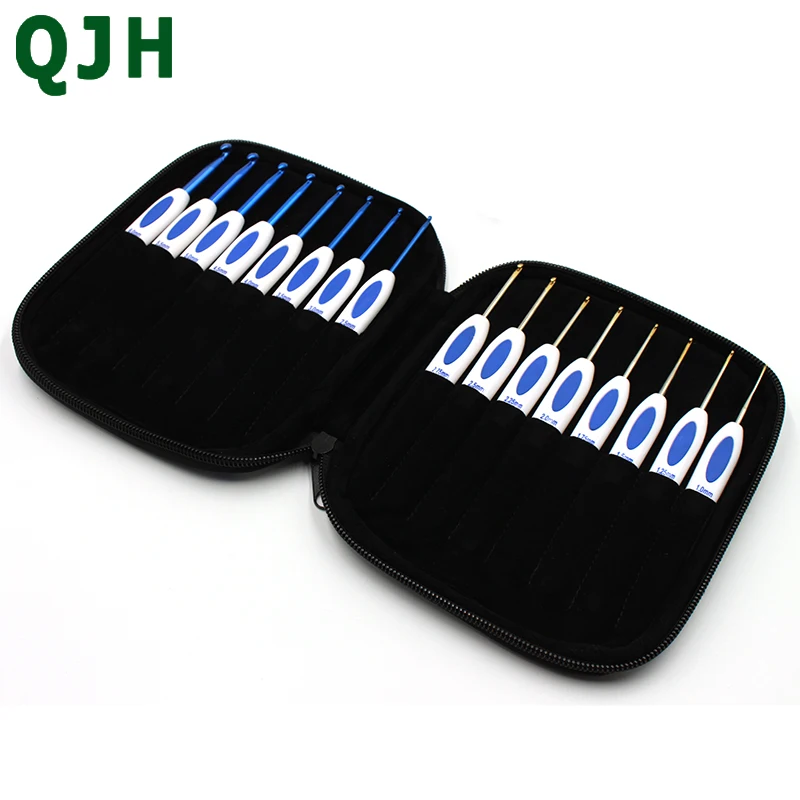 16Pcs Blue&White Porcelain Handle Aluminum Crochet Hooks Set With Yarn Stitches Knitting Needles Hand Craft PU Weaving Toolkit
16Pcs Blue&White Porcelain Handle Aluminum Crochet Hooks Set With Yarn Stitches Knitting Needles Hand Craft PU Weaving Toolkit