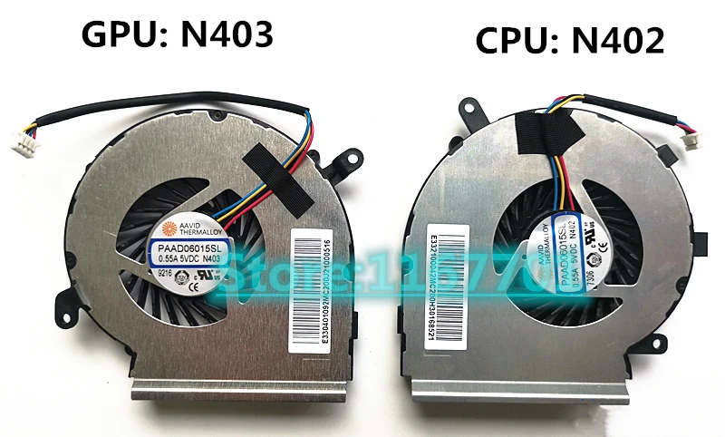 New Original Laptop/Notebook CPU/GPU Cooling Fan For MSI GE62VR GL62M GP62MVR GL72MVR GE62MVR GP72VR PE62 PAAD06015SL-N402 N403
New Original Laptop/Notebook CPU/GPU Cooling Fan For MSI GE62VR GL62M GP62MVR GL72MVR GE62MVR GP72VR PE62 PAAD06015SL-N402 N403