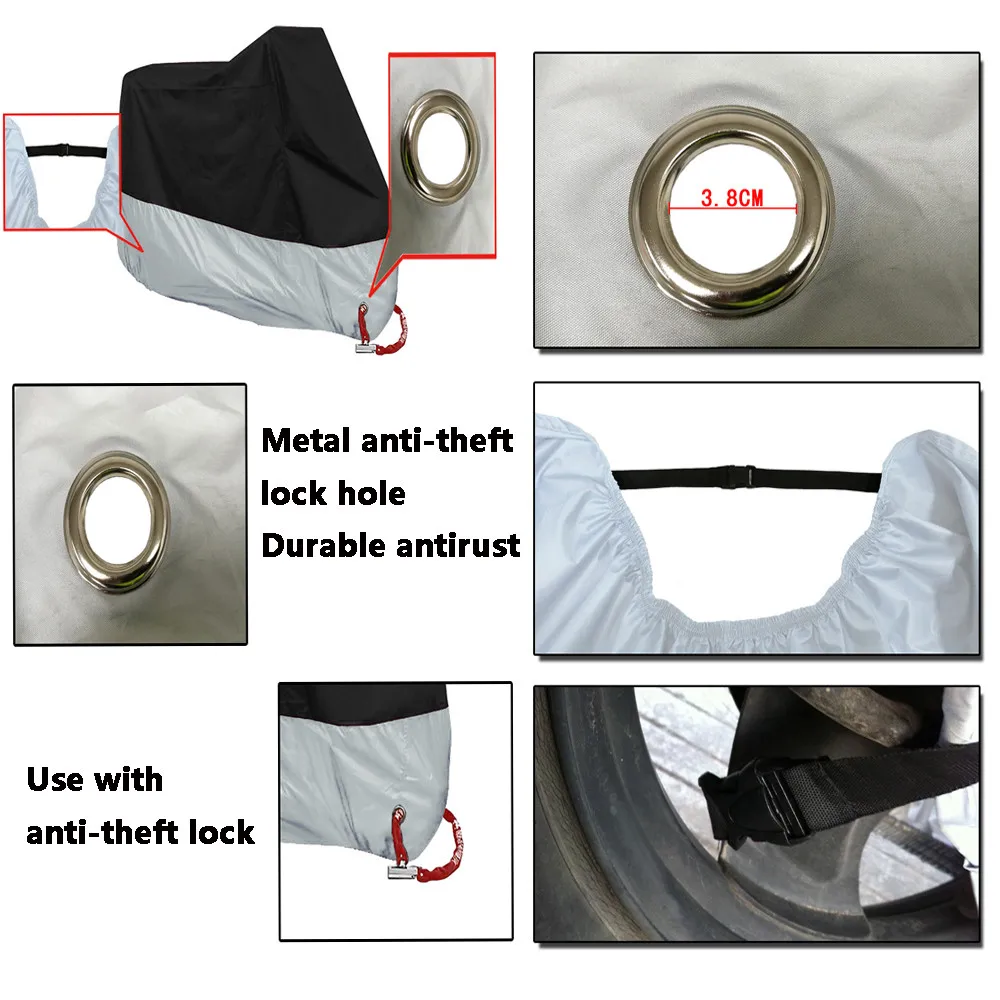 NEW S, M,L,XL,2XL,3XL,4XL universal Outdoor Uv Protector Bike Rain Dustproof Motorcycle cover for Scooter Covers waterproof
NEW S, M,L,XL,2XL,3XL,4XL universal Outdoor Uv Protector Bike Rain Dustproof Motorcycle cover for Scooter Covers waterproof