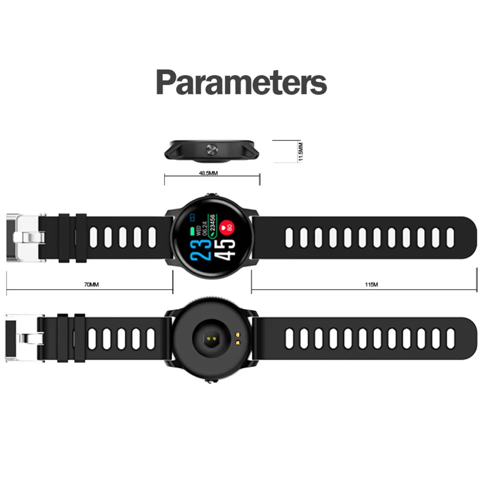 Smart Watch S08 heart rate monitor pedometer activity tracker waterproof IP68 Bluetooth fitness bracelet smartwatch women / men
Smart Watch S08 heart rate monitor pedometer activity tracker waterproof IP68 Bluetooth fitness bracelet smartwatch women / men