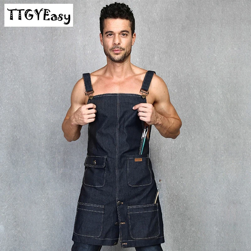 2018 New Aprons Denim Simple Uniform Unisex Adult Jeans Aprons for Woman Men's Male Lady's Kitchen Cooking Pinafores Print Logo
2018 New Aprons Denim Simple Uniform Unisex Adult Jeans Aprons for Woman Men's Male Lady's Kitchen Cooking Pinafores Print Logo