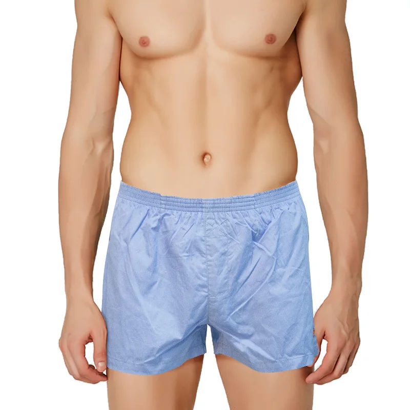 KalvonFu Men's Sleep Bottoms Simple Style Cotton Solid Casual Loose Comfortable Sexy Male Pajamas Boxer | Мужская одежда