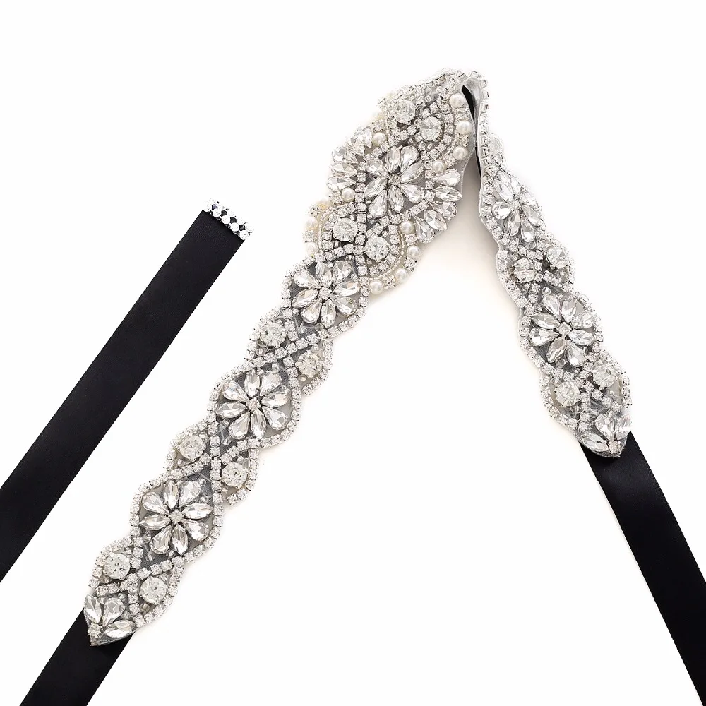 Rhinestones Wedding Belt Handmade Pearls Bridal Belt Silver Crystal Flower Bridal Sash For Women Prom Dresses J163S
Rhinestones Wedding Belt Handmade Pearls Bridal Belt Silver Crystal Flower Bridal Sash For Women Prom Dresses J163S
