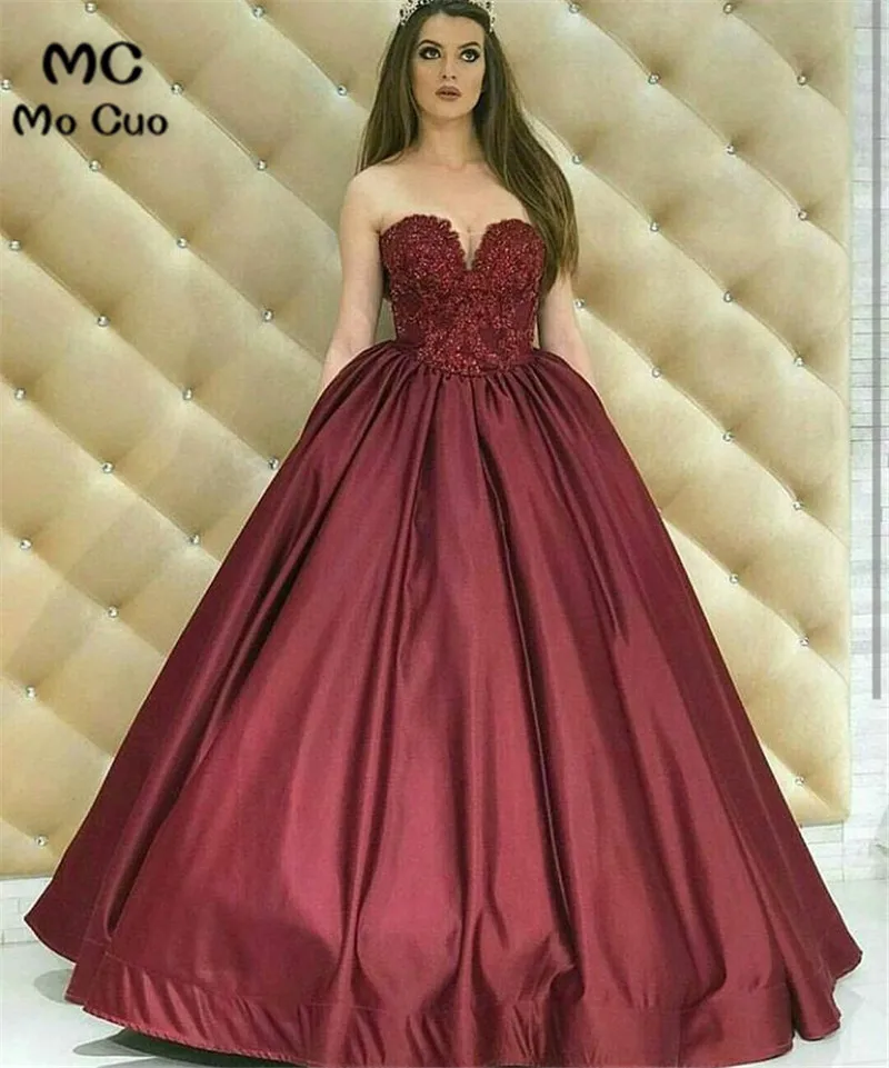 Burgundy Evening Prom Dresses Long with Appliques Beaded Satin Ball Gown Formal Evening Party Dress for Women Custom Made
Burgundy Evening Prom Dresses Long with Appliques Beaded Satin Ball Gown Formal Evening Party Dress for Women Custom Made