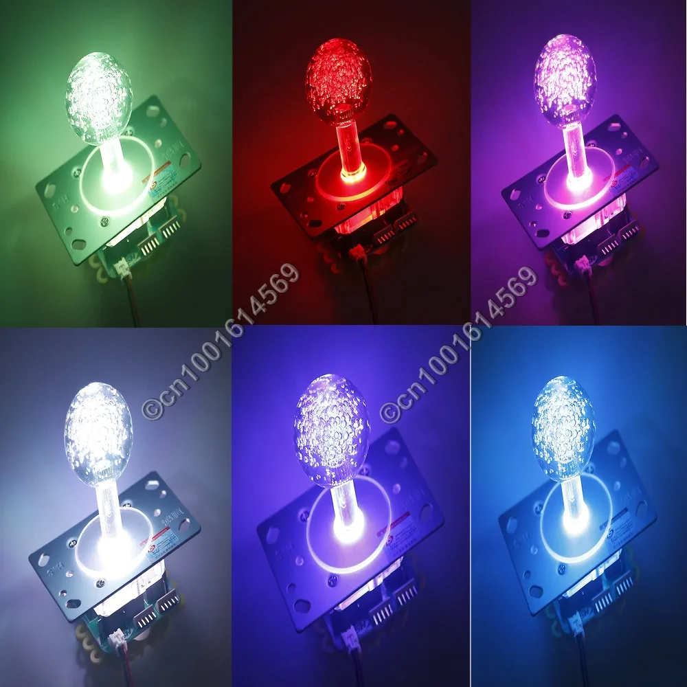Easyget 12V LED Illuminated Arcade LED Joystick Switchable 2/4/8 Way Operation Colorful For MAME Cabinet & Raspberry Pi & JAMMA
Easyget 12V LED Illuminated Arcade LED Joystick Switchable 2/4/8 Way Operation Colorful For MAME Cabinet & Raspberry Pi & JAMMA