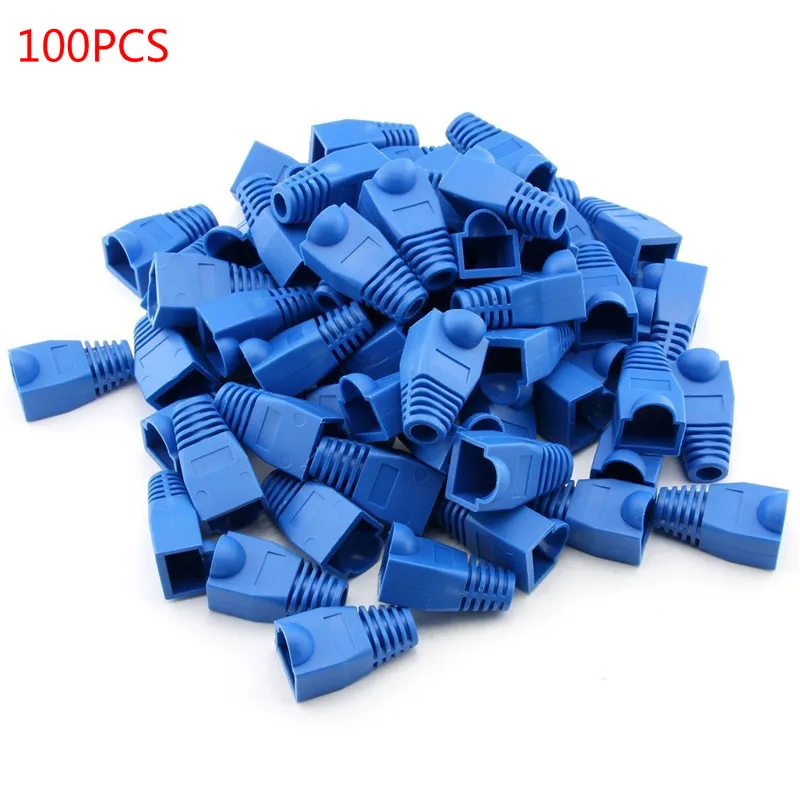 100Pcs RJ45 Connector Modular Network Plug End Cap Boot Guard Head Plug Cable Protection Mini Protective Cover
100Pcs RJ45 Connector Modular Network Plug End Cap Boot Guard Head Plug Cable Protection Mini Protective Cover