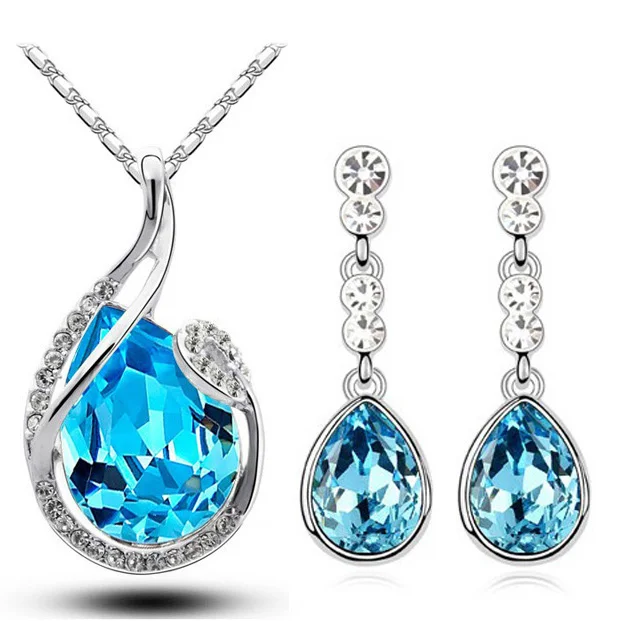 austrian Crystal water jewelry set necklace earring dropshipping new arrival women lover gift fashion jewelry wedding
austrian Crystal water jewelry set necklace earring dropshipping new arrival women lover gift fashion jewelry wedding