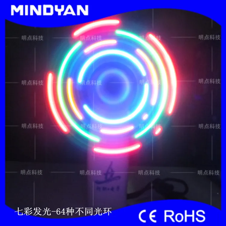Handheld mini LED fans flash the word small fan Promotions Cari cool summer | Инструменты