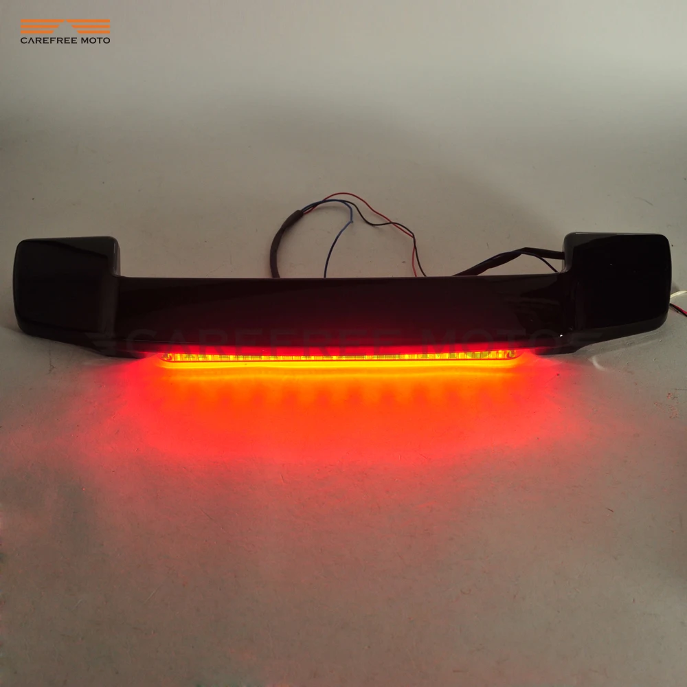 Red LED Tail Light Spoiler Motorcycle Rear Light case for Harley Touring Electra Glide Chopped King Tour Pak
Red LED Tail Light Spoiler Motorcycle Rear Light case for Harley Touring Electra Glide Chopped King Tour Pak