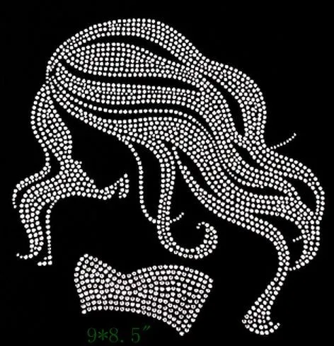 Free Shipping Bling bling crystal Charming Girl Afro rhinestone transfer designs for garment heat transfer lady
Free Shipping Bling bling crystal Charming Girl Afro rhinestone transfer designs for garment heat transfer lady