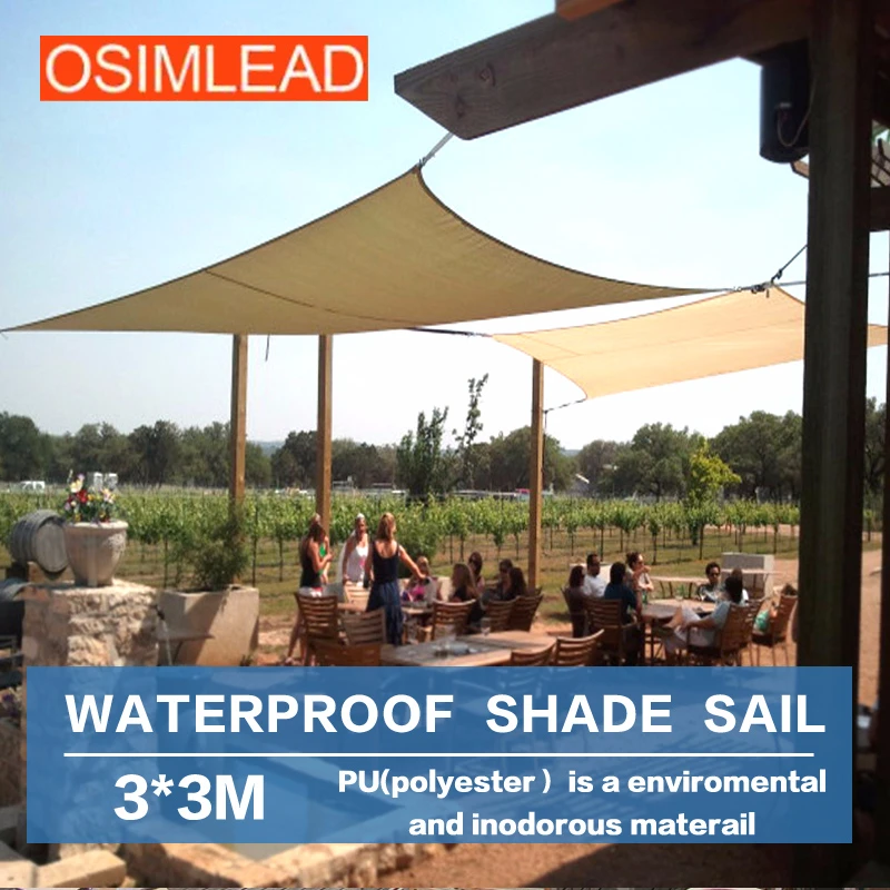 OSIMLEAD высококачественный 3*3 м водонепроницаемый солнцезащитный козырек, квадратный козырек, наружный патио
OSIMLEAD высококачественный 3*3 м водонепроницаемый солнцезащитный козырек, квадратный козырек, наружный патио