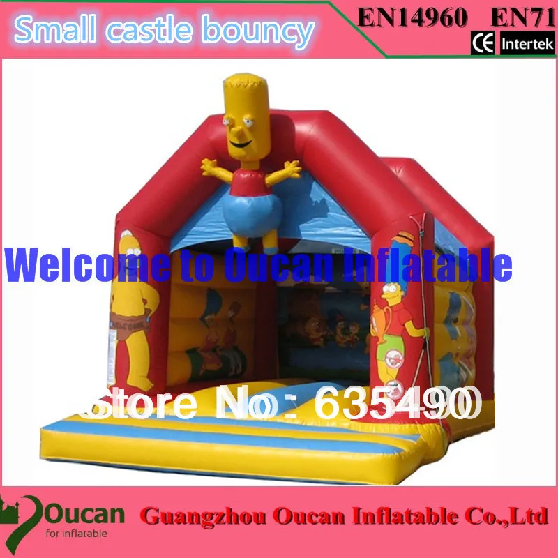 PVC5X4meter tarpaulin small inflatable bouncer with slide/inflatable combo/inflatable castle+DHL freeshipping
PVC5X4meter tarpaulin small inflatable bouncer with slide/inflatable combo/inflatable castle+DHL freeshipping