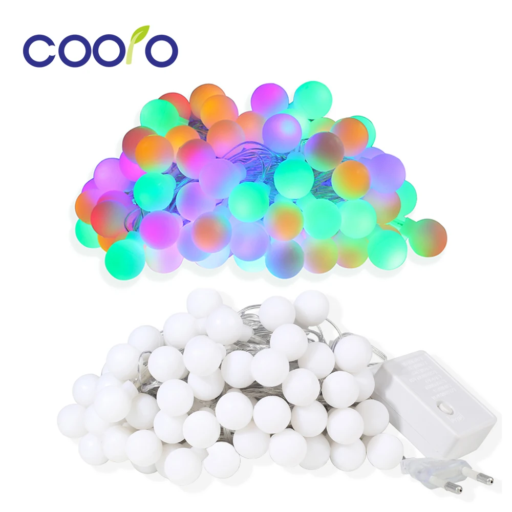 Гирлянда с шариками 10 м 100 светодиодов 220 В|10m 100led|patio lightsstring ball |