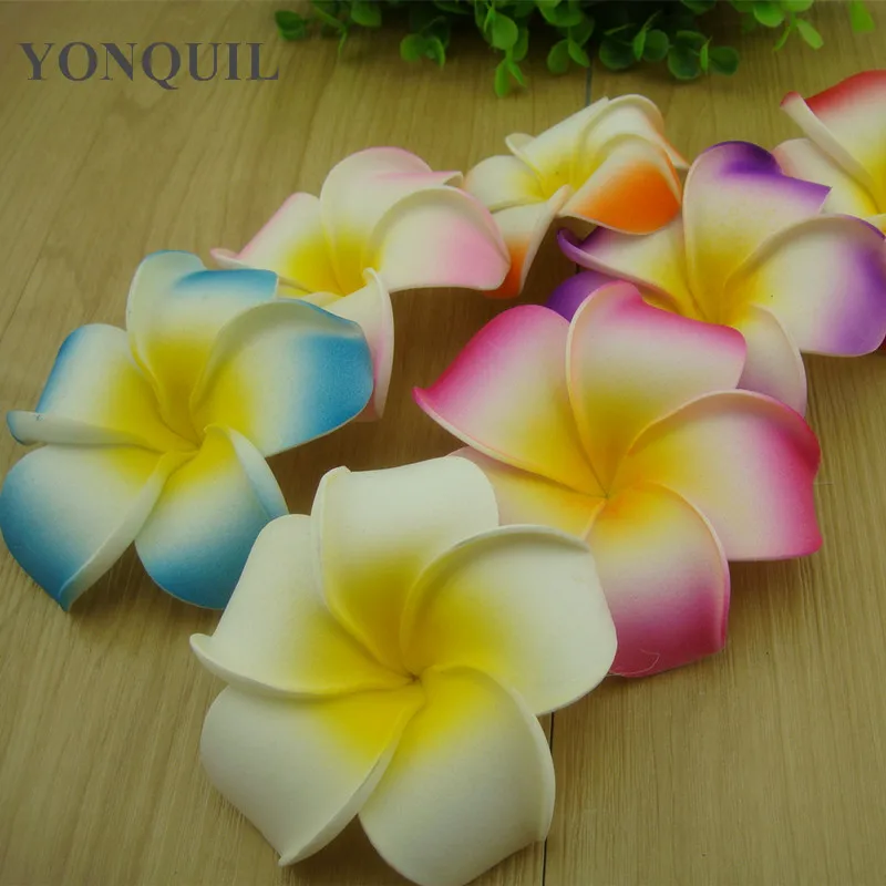 9CM 50 Pcs/Lot Foam Hawaiian Plumeria Flower Frangipani Flower Hairclips Bridal Hairclips Wedding Headwear Accessories 7Colors
9CM 50 Pcs/Lot Foam Hawaiian Plumeria Flower Frangipani Flower Hairclips Bridal Hairclips Wedding Headwear Accessories 7Colors