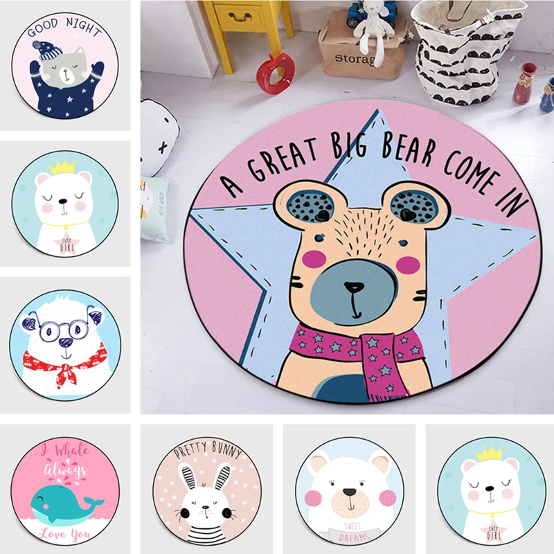 Kids Cartoon Round Rugs And Carpets For Baby Home Living Room Children Large Bedroom Parlor Hallway kitchen Door Floor Bath Mats
Kids Cartoon Round Rugs And Carpets For Baby Home Living Room Children Large Bedroom Parlor Hallway kitchen Door Floor Bath Mats