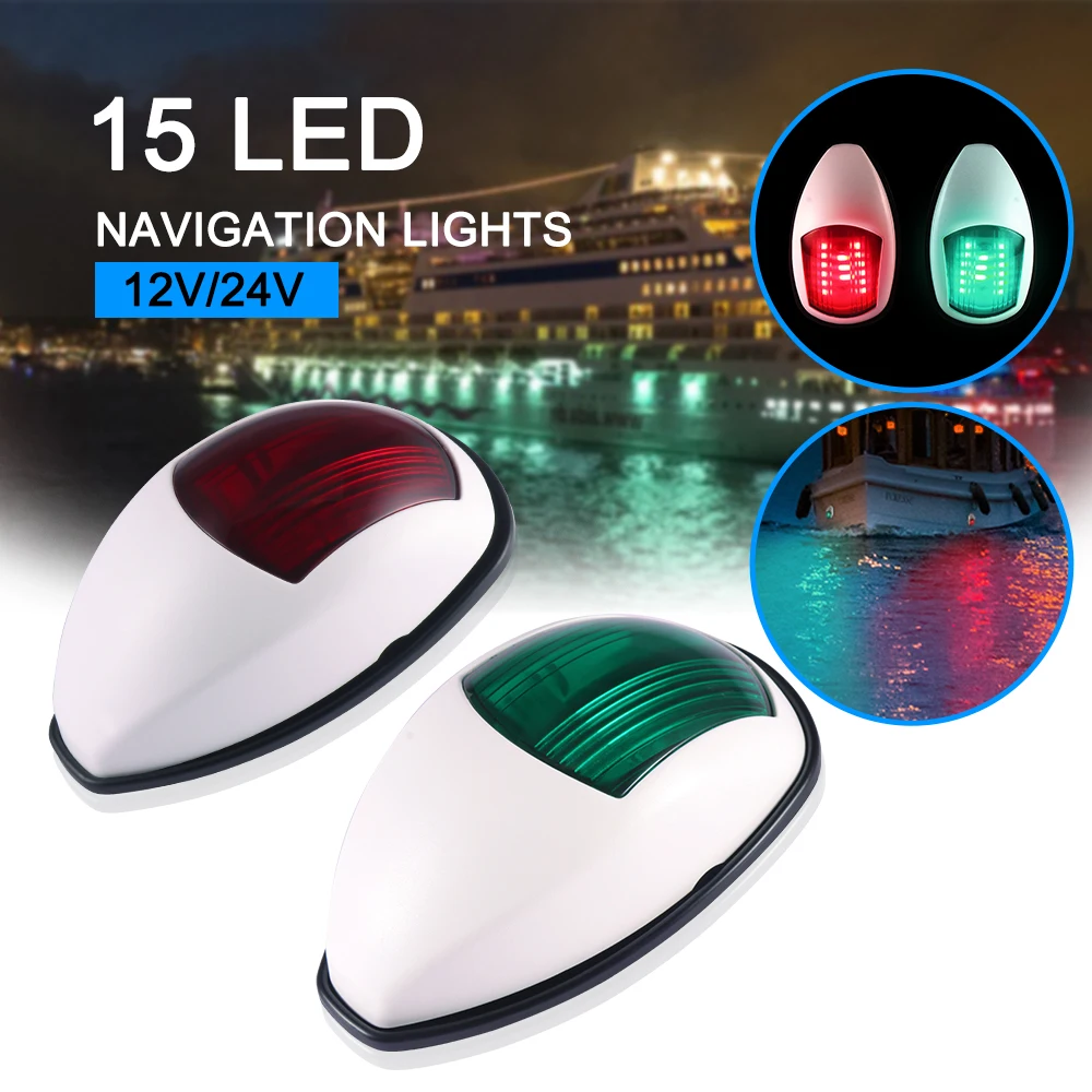 2 Pcs Universal Navigation Light Lamp For Marine Boat Yacht LED Bulb Black/White Housing Signal Light Marine Boat Yacht Truck
2 Pcs Universal Navigation Light Lamp For Marine Boat Yacht LED Bulb Black/White Housing Signal Light Marine Boat Yacht Truck