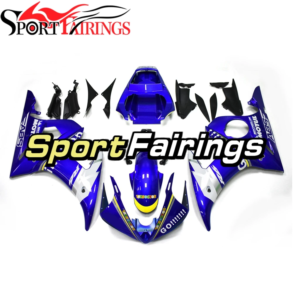 Full Bodywork for Yamaha YZF-600 2003 2004 ABS Plastic Injection Panels Motorcycle R6 03 04 Fairings Blue White Body Kits Hulls
Full Bodywork for Yamaha YZF-600 2003 2004 ABS Plastic Injection Panels Motorcycle R6 03 04 Fairings Blue White Body Kits Hulls