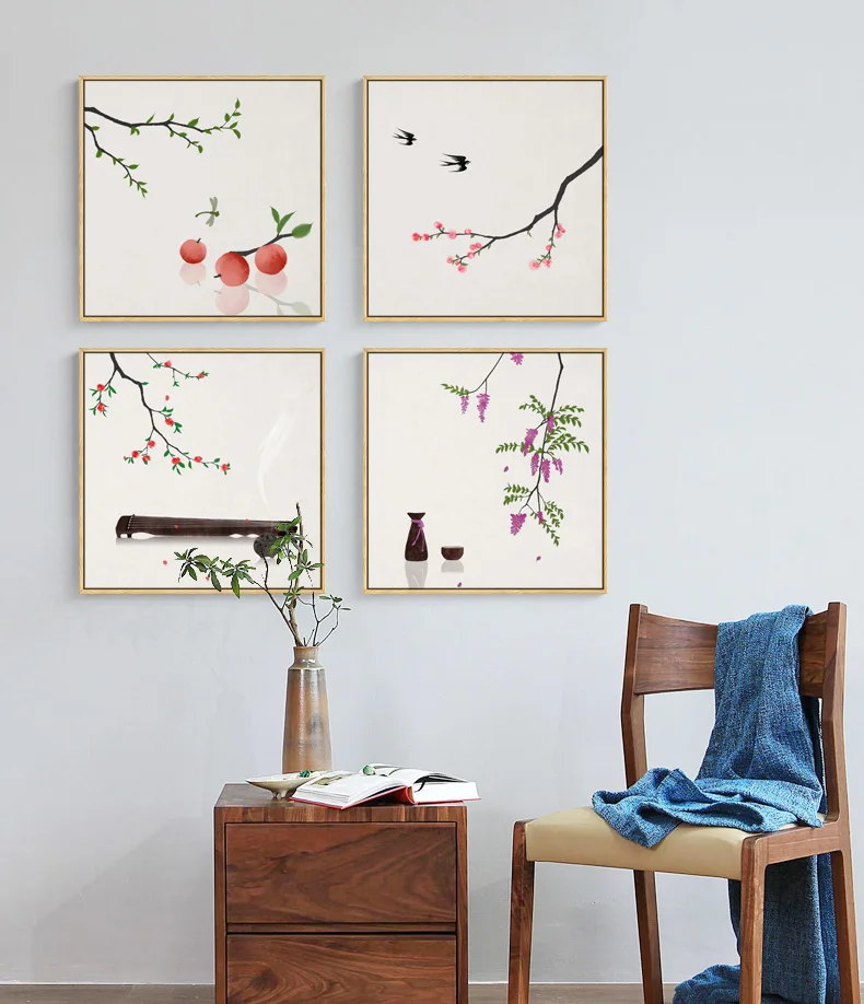 Chinese Style Plants Flowers Canvas Painting Bamboo Landscape Wall Art Watercolor Fruits Posters and Prints Pictures Home Decor
Chinese Style Plants Flowers Canvas Painting Bamboo Landscape Wall Art Watercolor Fruits Posters and Prints Pictures Home Decor