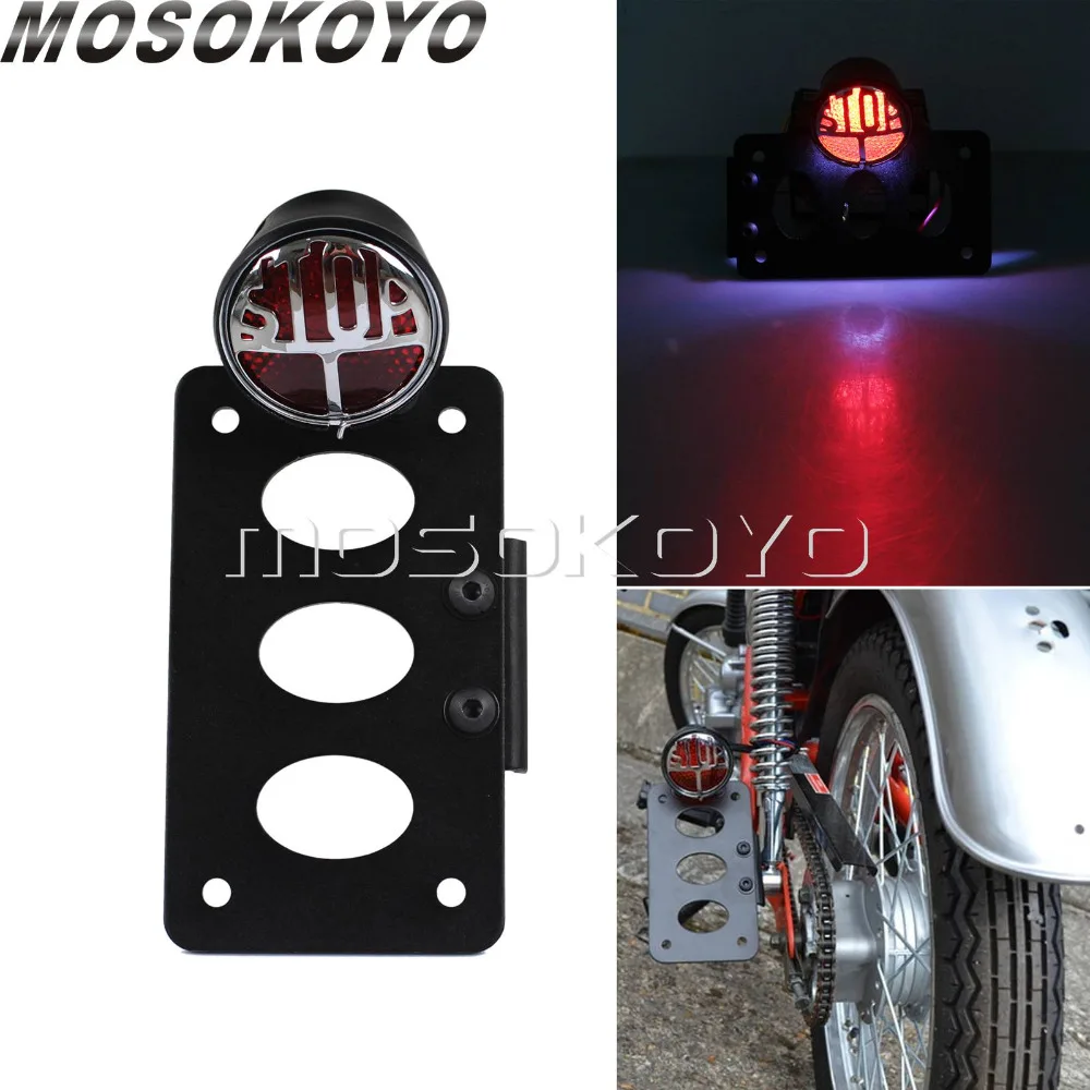 Side Axle License Plate Bracket LED Tail Lights Number Plates Holder LED Brake Lamp for Harley Cruiser Scrambler Cafe Racer
Side Axle License Plate Bracket LED Tail Lights Number Plates Holder LED Brake Lamp for Harley Cruiser Scrambler Cafe Racer