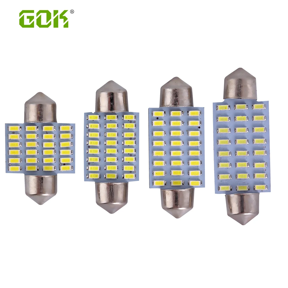 500PCS/LOT led light festoon led C5W 24led 3014 smd led dome light 31MM 36MM 39MM 42MM Auto reading light License Plate Light
500PCS/LOT led light festoon led C5W 24led 3014 smd led dome light 31MM 36MM 39MM 42MM Auto reading light License Plate Light