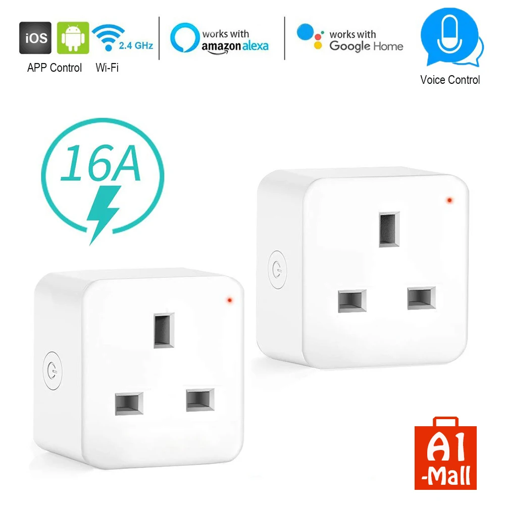 Wi-Fi Smart Plug UK розетки беспроводной Управление гнездо 16A Мощность мониторинг энергии таймер переключатель передачи голоса, Управление работае...
Wi-Fi Smart Plug UK розетки беспроводной Управление гнездо 16A Мощность мониторинг энергии таймер переключатель передачи голоса, Управление работае...